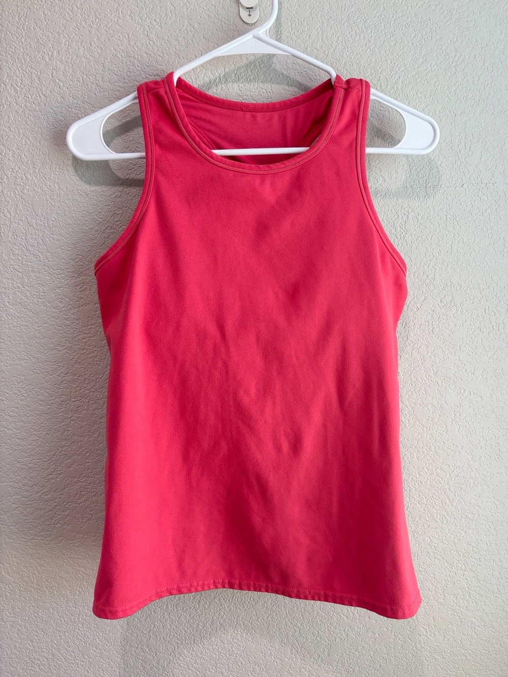 Hurley Racerback Athletic Tank Top w/ Built in Shelf Bra Pink Size Medium